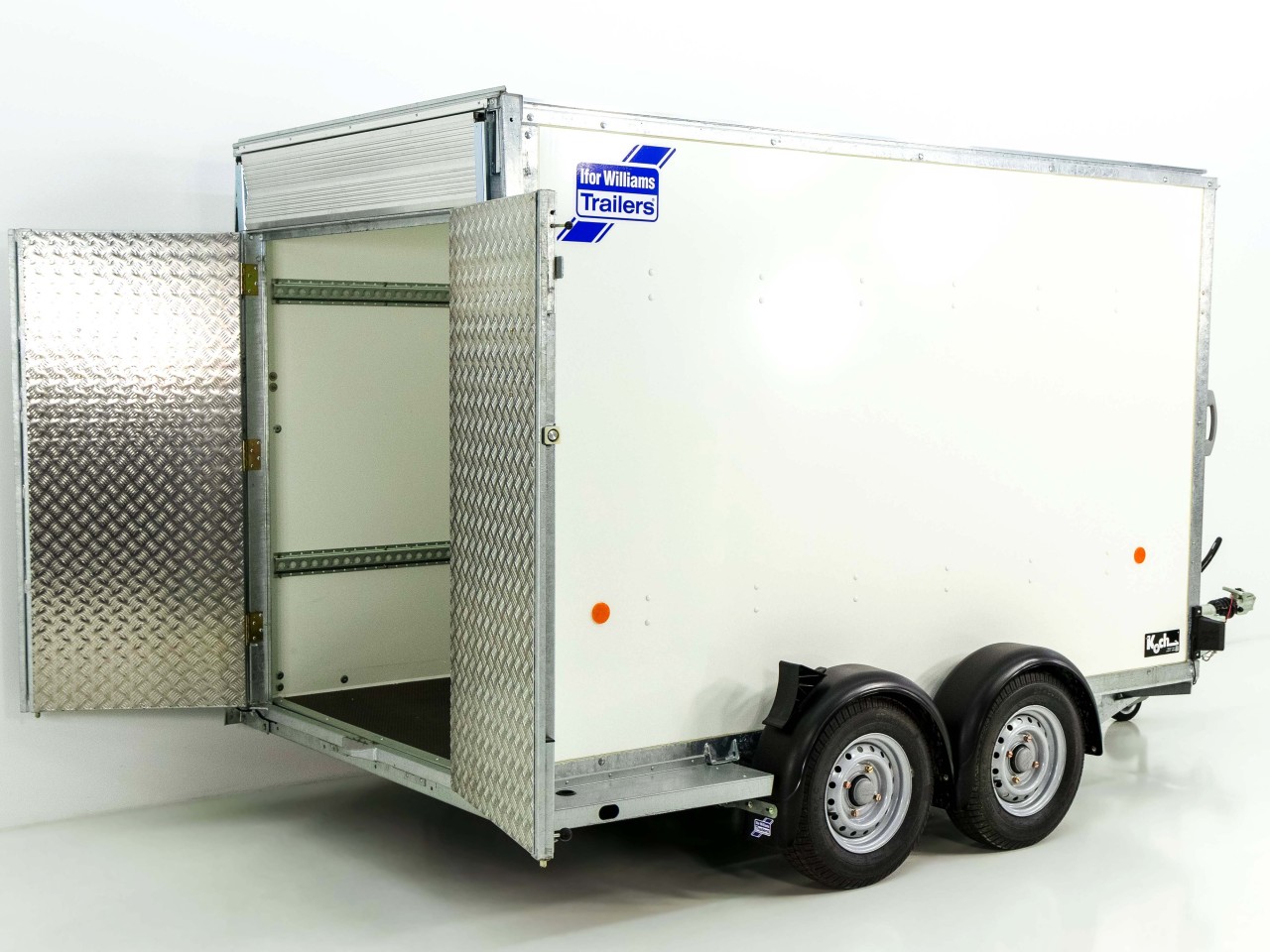 Ifor Williams BV 125 gesloten aanhanger, 147x360cm, H:183cm, 2,7t, klepcombinatie - Nieuw