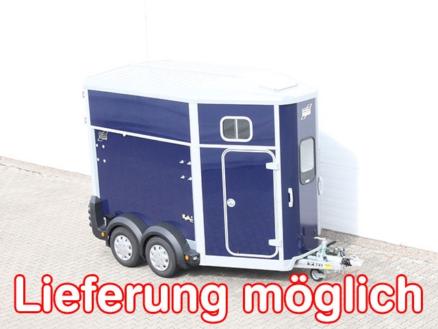 Ifor Williams paardentrailer HB506 | zadelkamer | blauw - nieuw