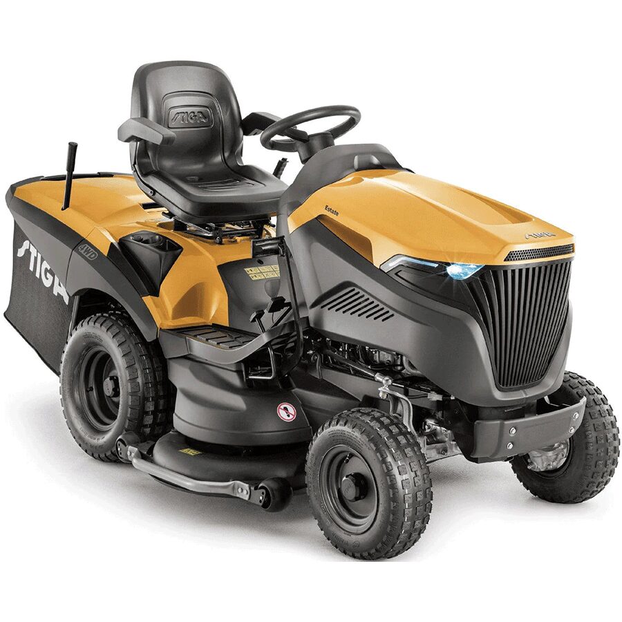 Stiga Estate 9122 MX gazonmaaier met vierwielaandrijving en Honda-motor, model 2025, nieuw