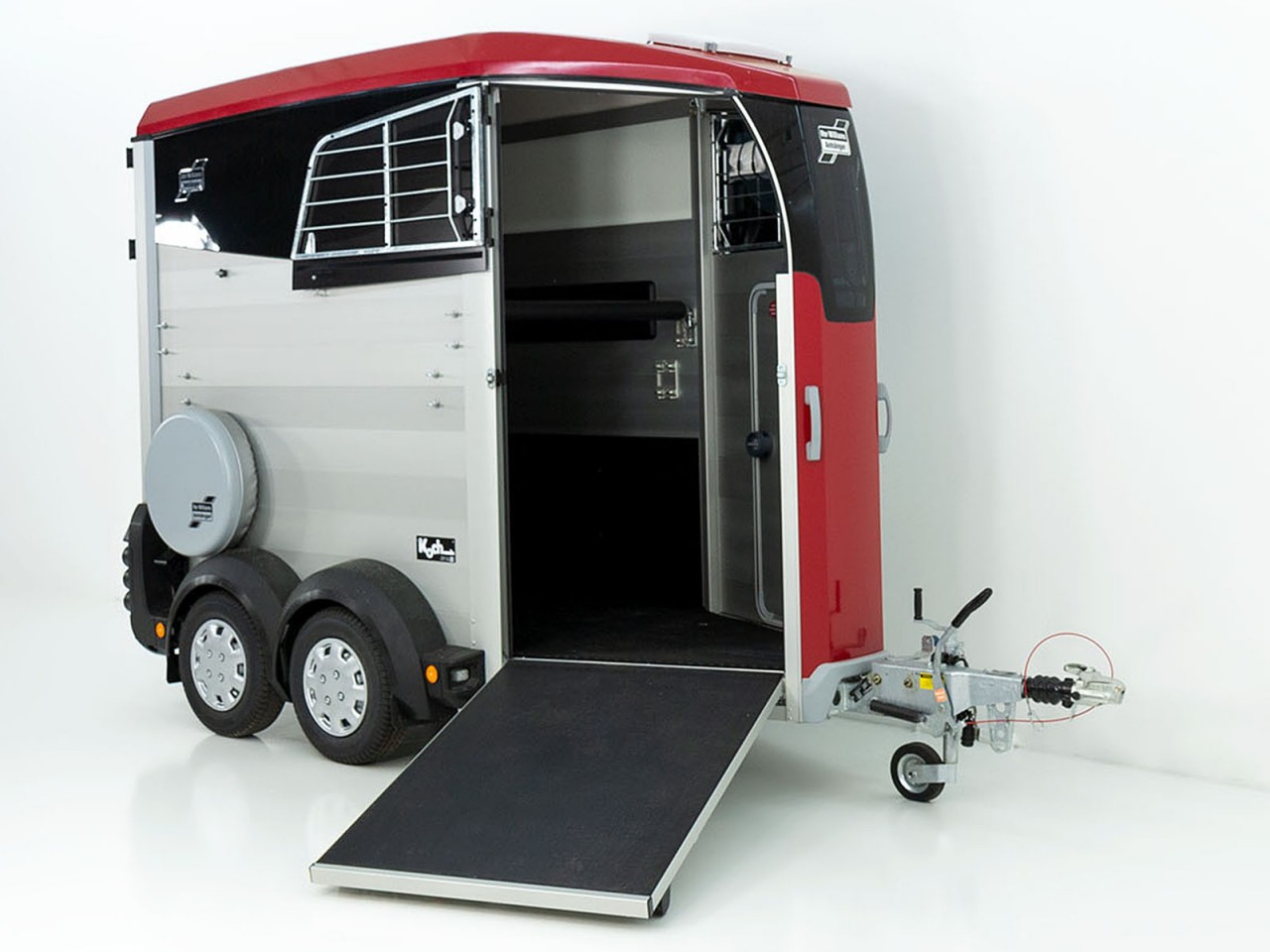 Ifor Williams HBX 403 paardentrailer | Uitgang aan de voorzijde | Nieuw model | Rood - Nieuw