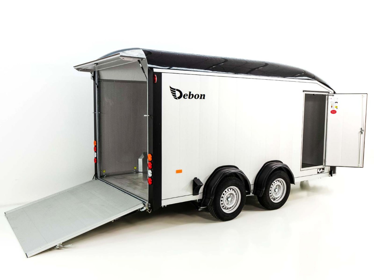 Debon Roadster Alu C900 bagageaanhanger 202x495x200cm 3.5t zwart - Nieuw