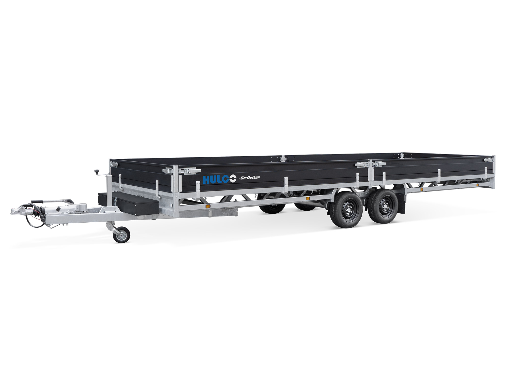 Hulco autotransporter, vlakke laadbak, aluminium, MEDAX-2, 3500 kg, laadruimte 6,11 x 2,03 m, Go-Getter