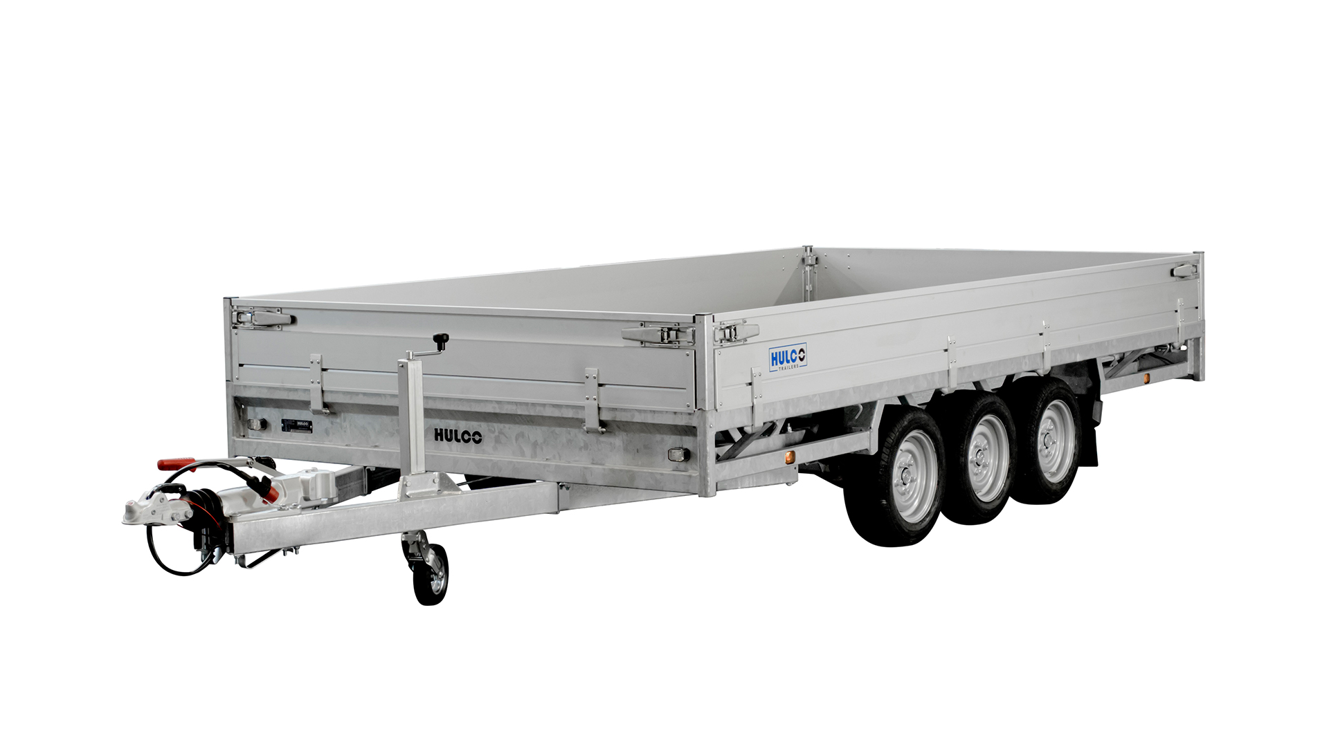 Hulco autotransporter, vlakke laadbak, aluminium, MEDAX-3 3500 kg, laadruimte 4,05 x 2,23 m - Tridem