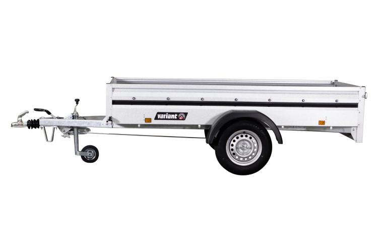 Variant autoaanhanger, dieplader, 1000 kg, laadruimte 2,54 x 1,24, geremd, 260B-uitvoering