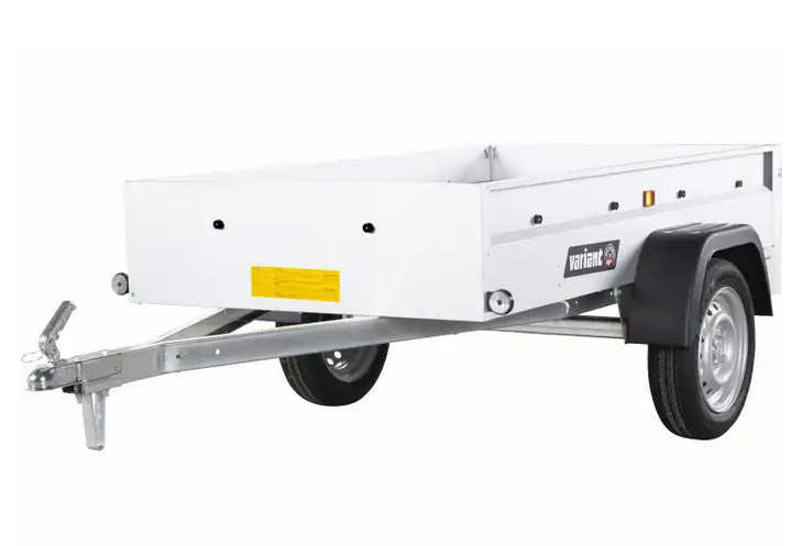 Variant 511 S1, 500 kg ongeremd, laadruimte 1,95 x 1,05 m, dieplader