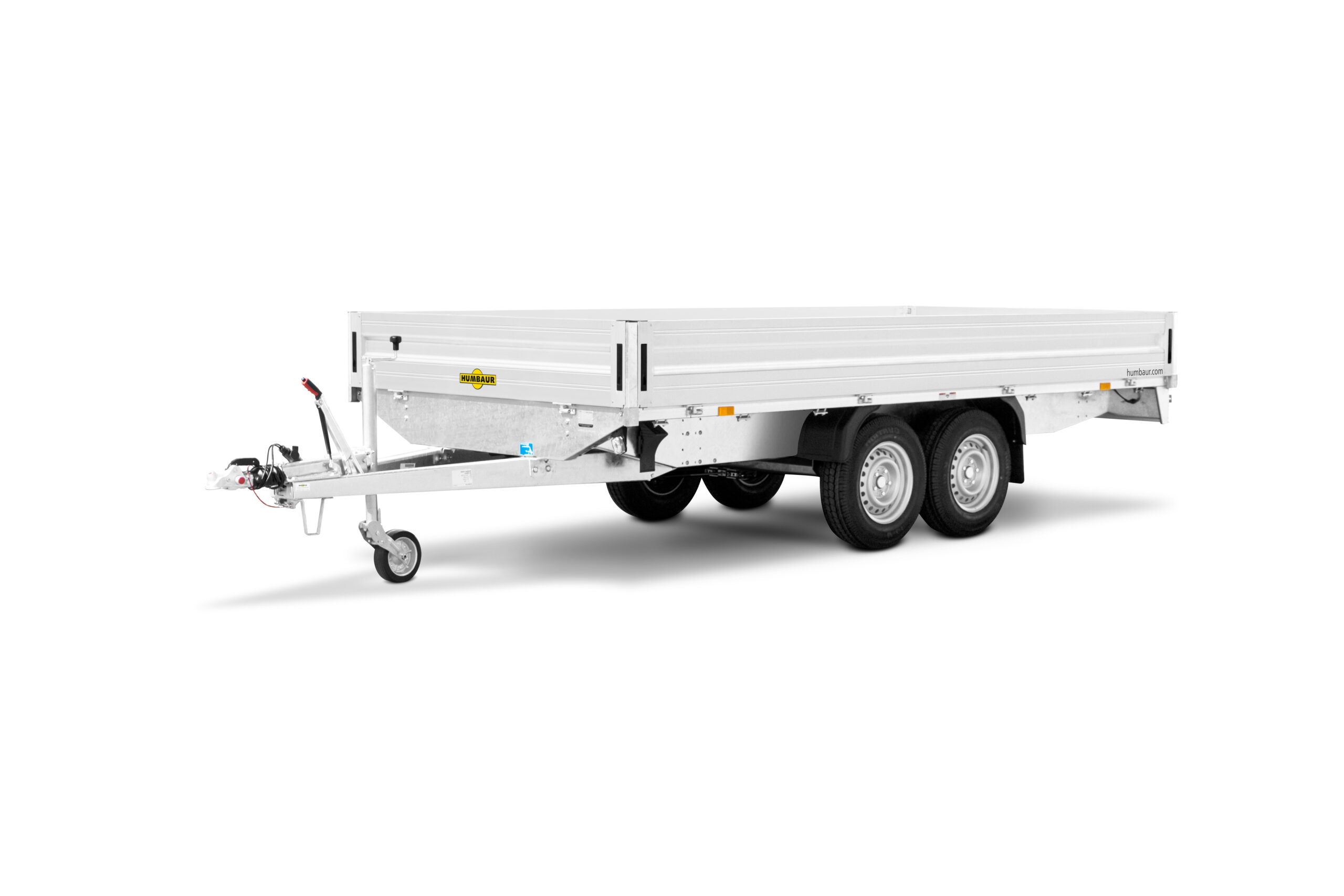 Humbaur autoaanhanger, vlakke laadbak model HT 356221 GR, 3500 kg, laadruimte 6,22 x 2,07 m
