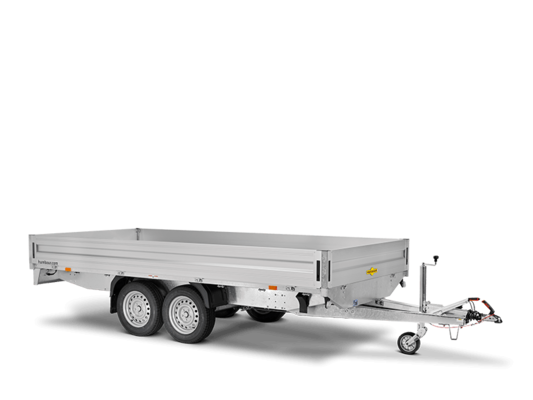 Humbaur autoaanhanger, vlakke laadbak HT 304121, 3000 kg, laadruimte 4,10 x 2,10 m