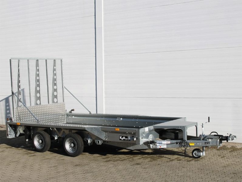 Ifor Williams GX126 aanhanger voor bouwmachines, 184x366 cm, 3,5 ton | Oprijplaat 1,83 m - Nieuw