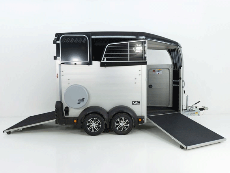 Ifor Williams HBX 511 paardentrailer | Uitgang aan de voorzijde | Nieuw model | Zwart - Nieuw