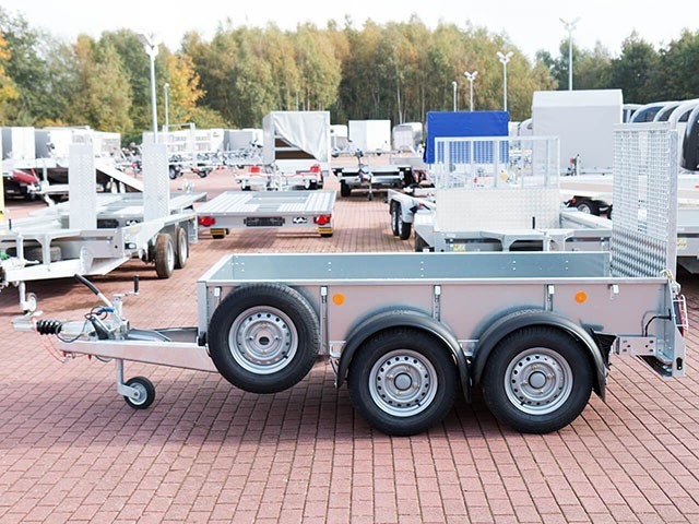 Ifor Williams aanhanger voor bouwmachines GD 85 158×250 2,7t | Oprijplaat - Nieuw