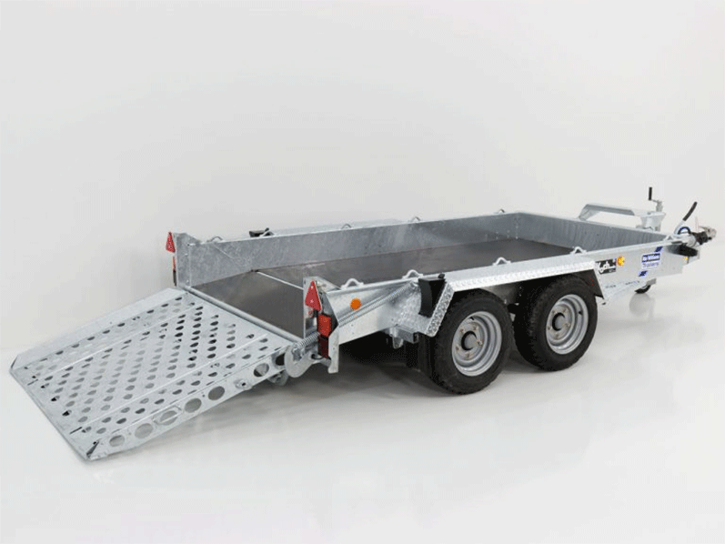 Ifor Williams aanhanger voor bouwmachines GH1054AB 163×305 3,5t | Oprijplaat | nieuw - Nieuw