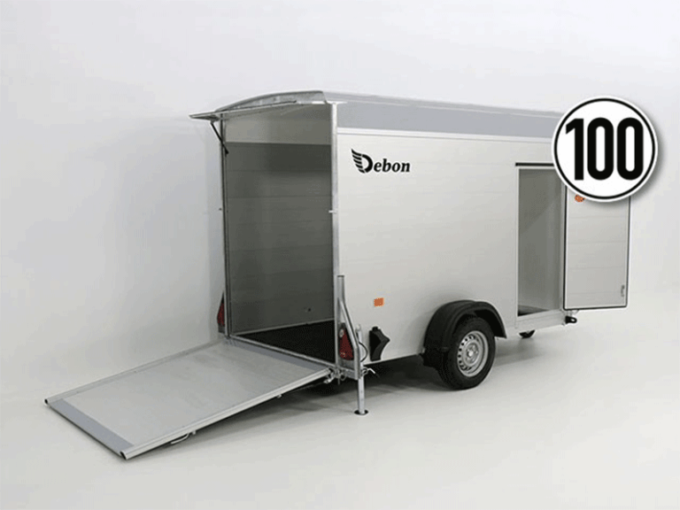 Debon bagagelabel Cargo H: 190cm 1.3t | aluminium, polybug | deur | grijs-nieuw