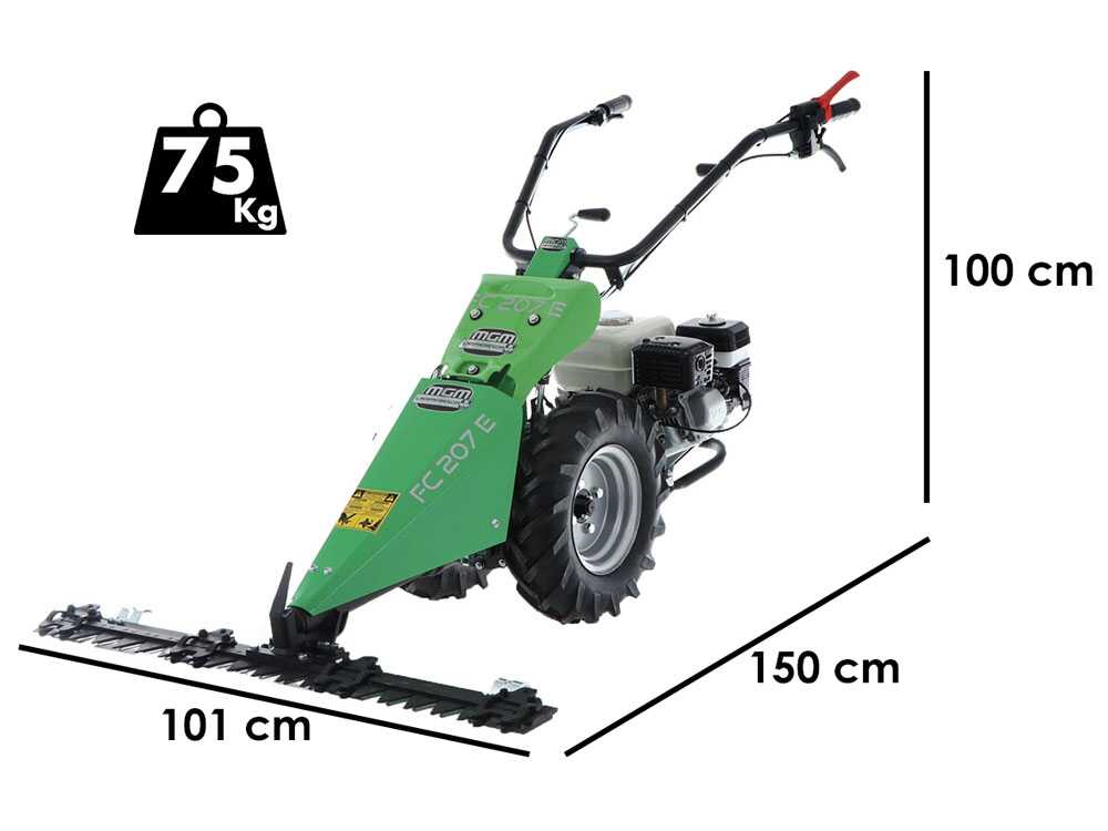 Lampacrescia MGM FC 207 E – Multifunctionele sikkelmaaier – Honda GX160